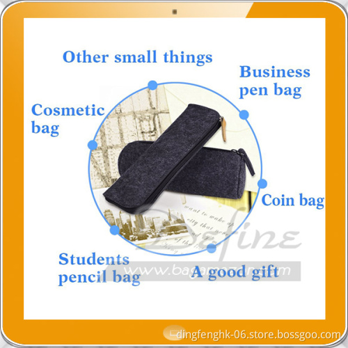 Dark Gray Felt Pen Pencil Case